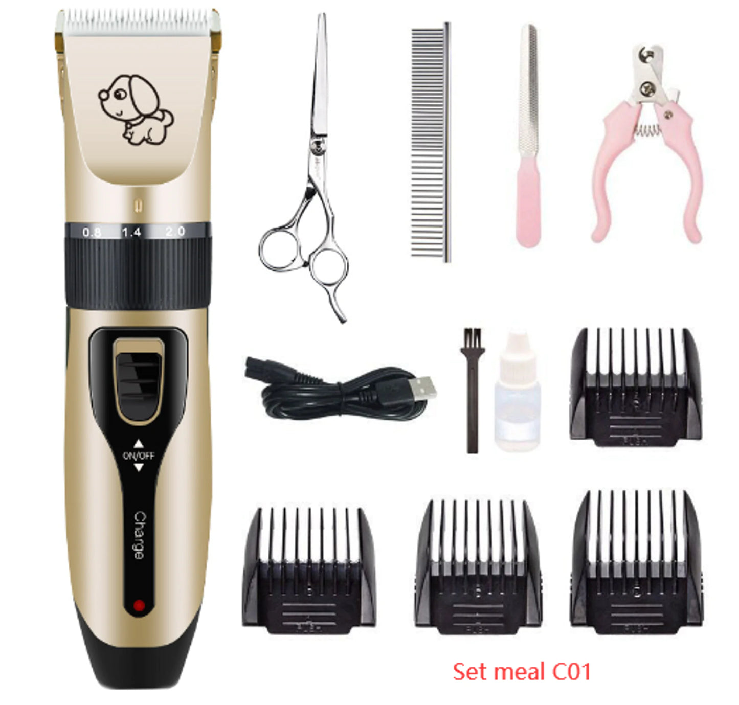 Pet Clippers Trimmer Set