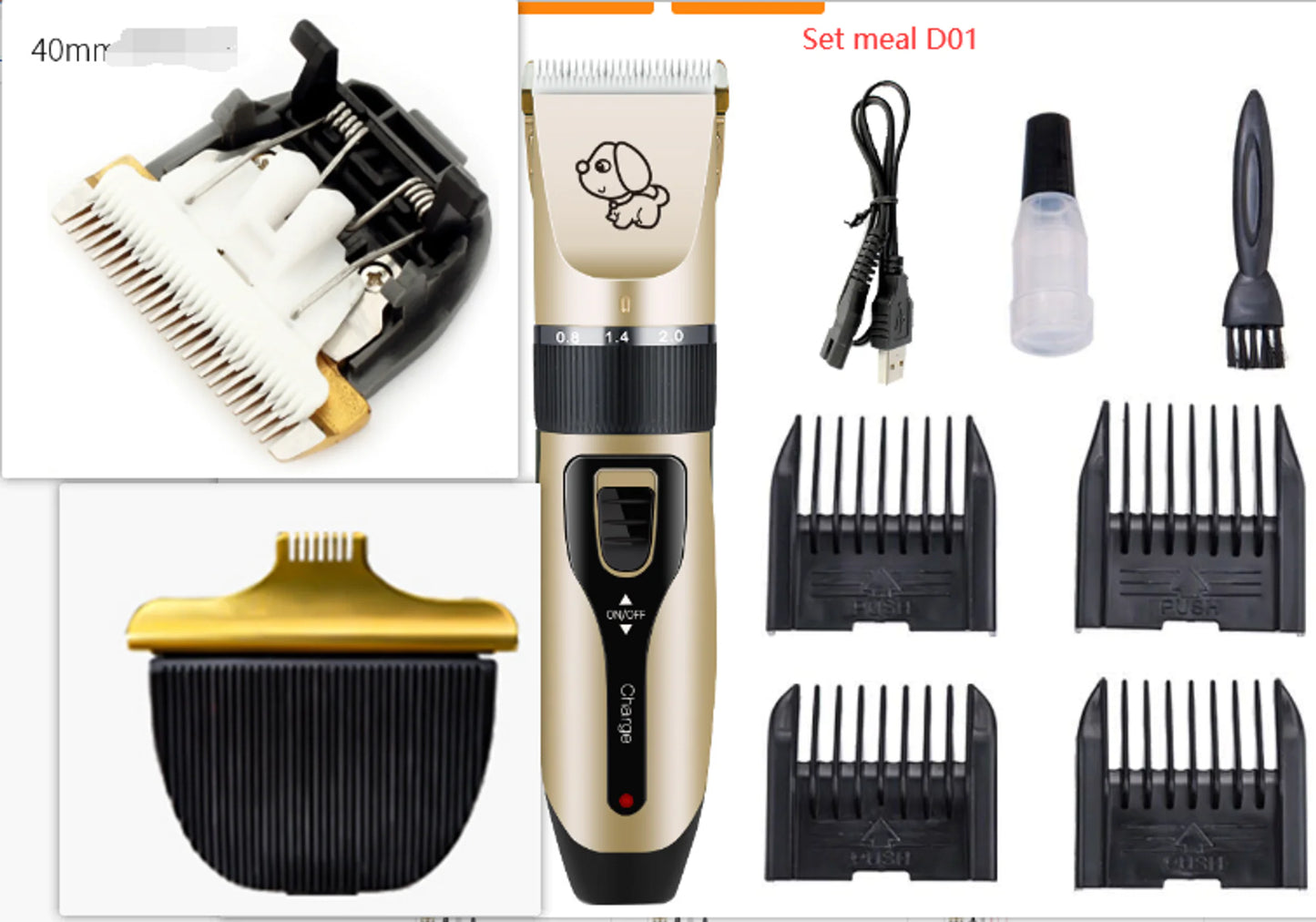 Pet Clippers Trimmer Set