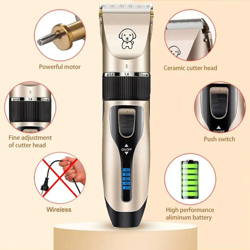 Pet Clippers Trimmer Set