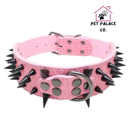 Spiked Studded Leather Collars